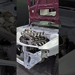 Our V8 WRX build has begun.