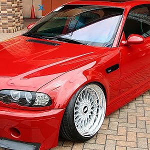 (4K)BMW RED COLOR VIPSTYLE custom BMWカスタム シンプルVIPスタイル - LOWFEST 2018