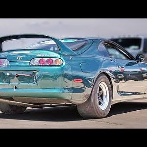 1400hp Supra - Driven BAREFOOT! (180mph)