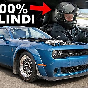 Blind Man goes 120mph in a HellCat (Worlds Fastest Blind Drag Racer)