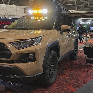 EXIZZLE-LINE DELTAFORCE RAV4 ADVENTURE トヨタ ラヴフォー カスタム - TAS2023 東京オートサロン2023