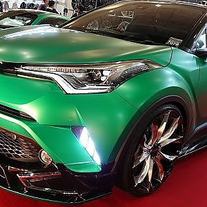 (4K)WALD CH-R ZYX10 SPORTS LINE ヴァルドCH-Rスポーツライン フルエアロ - 大阪オートメッセ2018