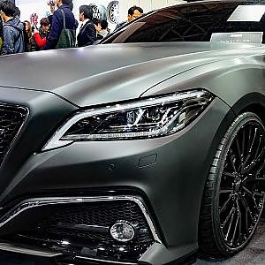 (4K)TOYOTA NEW CROWN TRD modified トヨタ新型クラウンTRDカスタム - 東京オートサロン2018