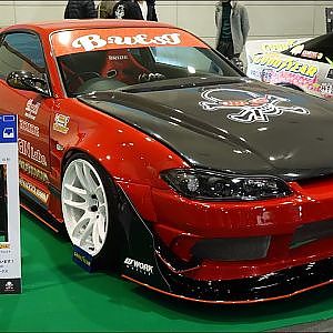 (4K)B-WEST NISSAN S15 SILVIA custom 日産S15シルビアカスタム - 大阪オートメッセ2018