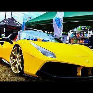(HD)Ferrari 488 Spider 2017 フェラーリ488スパイダー - スタンスネイション大阪2017