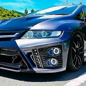 (4K)HONDA ODYSSEY RB1 monster modified オデッセイRB1前期・ジュールフルエアロ  - OWNER`s Car Library オーナーズカー・ライブラリー