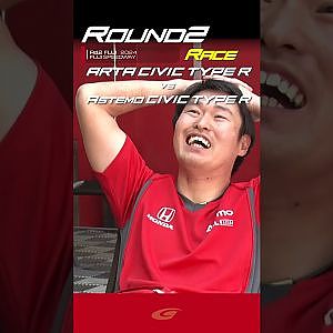 【SUPER GT Rd 2 FUJI】FINAL GT500 里 ARTA MUGEN CIVIC TYPE R GT vs  Astemo CIVIC TYPE R GT コースアウト!!