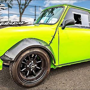 He put a HAYABUSA Motor in his MINI - It’s SICK!