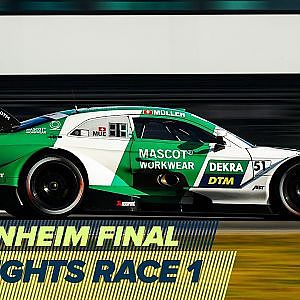 Thriller at the Hockenheim final - Title decision deferred | Highlights Race 1 | DTM Hockenheim 2020