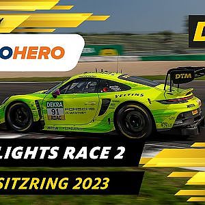 A scorching race at Lausitzring | DTM Race 2 Highlights presented by Autohero | DTM 2023