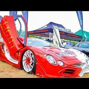 (HD)SPHERE LIGHT Mitsuoka Orochi modified 光岡大蛇・ミツオカオロチカスタム - スタンスネイション大阪2017