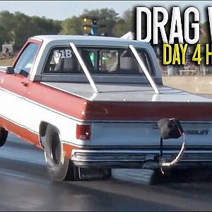 1100hp Diesel puts on a SHOW! Wheelies, Burnouts, & MORE! (Hot Rod Drag Week: Day 4)