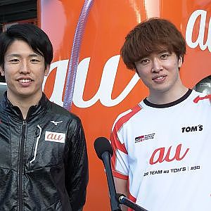 注目ドライバー GT500 au TOM'S GR Supra  坪井 翔/宮田 莉朋