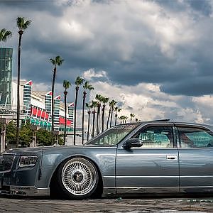 UCF21 CELSIOR faceswap to CENTURY Mizuno body works 2 - セルチュリー センチュリー顔セルシオ 水野ボディワークス 現行センチュリーホイール加工